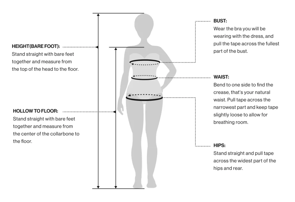 Size guide illustration