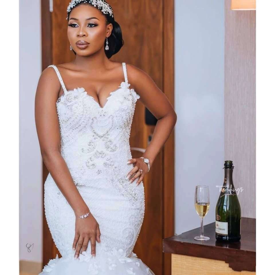 black-bride-mermaid-bridal-gown-beaded-bodice-tulle-skirt