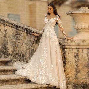 floral-tulle-a-line-wedding-dress-brush-train