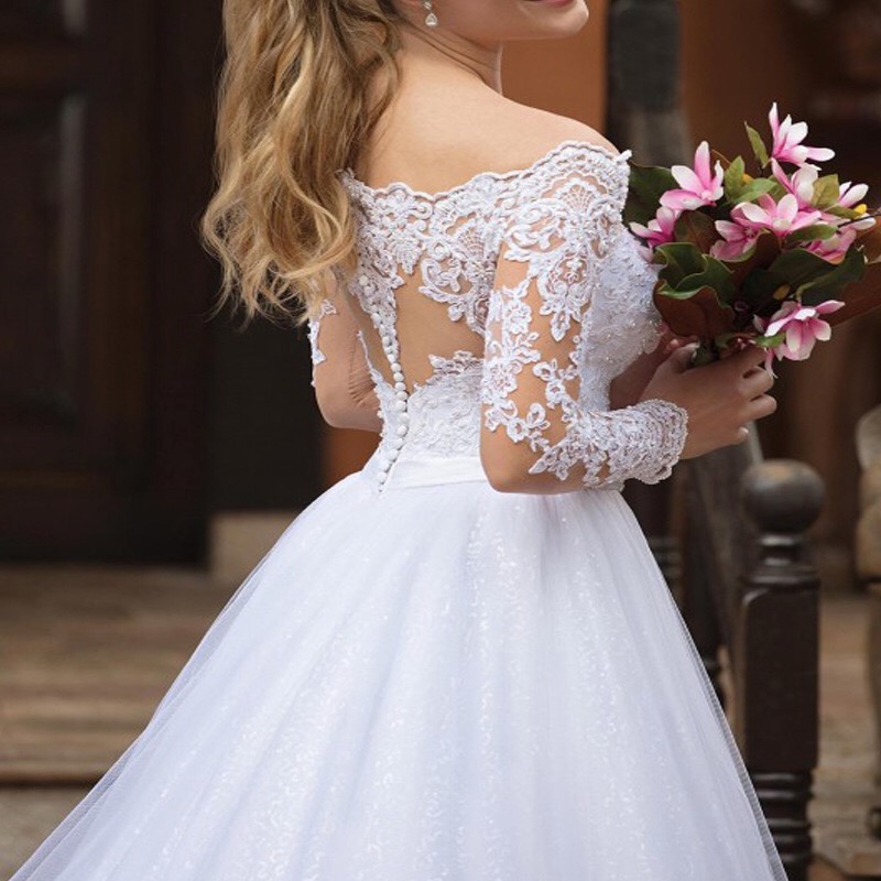 glitter-tulle-a-line-wedding-dress-with-train