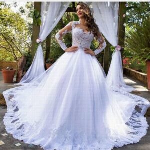 illusion-long-sleeve-lace-a-line-bridal-dress