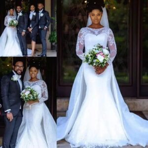 illusion-scoop-neck-lace-fit-and-flare-wedding-dress