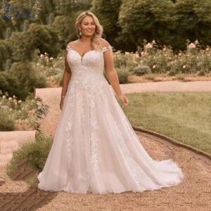 lace-applique-plus-size-a-line-bridal-gown