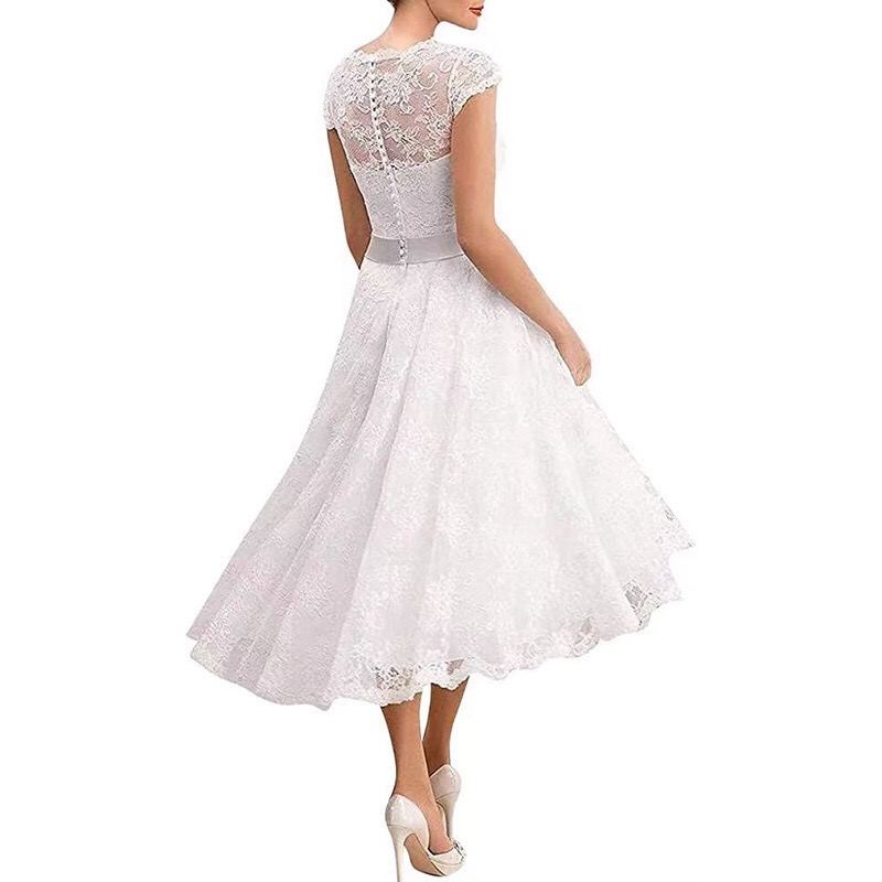 lace-back-cap-sleeve-tea-length-bridal-wedding-dress