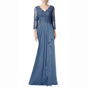 lace-bodice-chiffon-mother-of-the-bride-dress-pleated-skirt