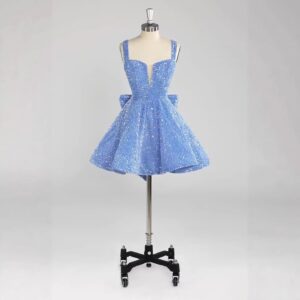 sparkly-sequin-short-prom-dress-wide-straps-a-line