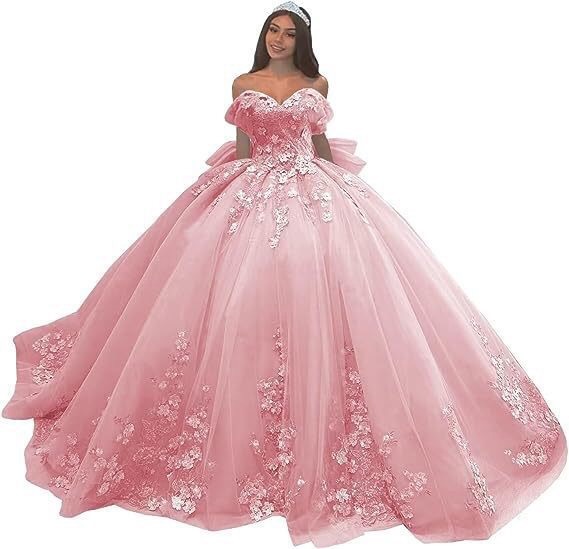 blush-pink-ball-gown-prom-dress-off-the-shoulder-floral-lace-appliques-layered-tulle-skirt-princess-dress