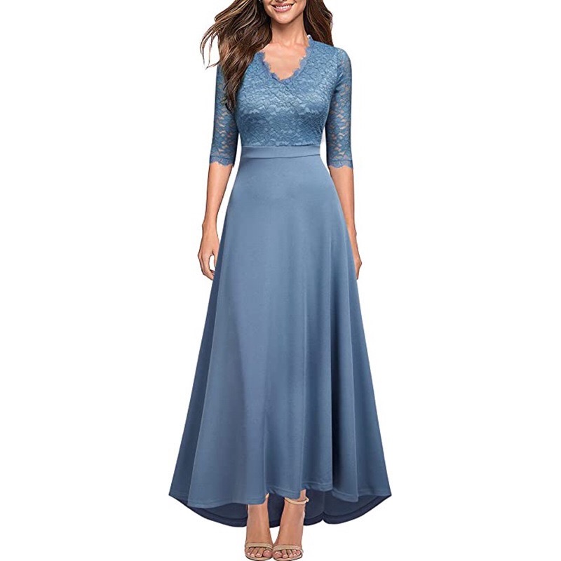 dusty-blue-mother-of-the-bride-dress-lace-bodice-v-neck-ankle-length-a-line-formal-dress-for-wedding-and-reception