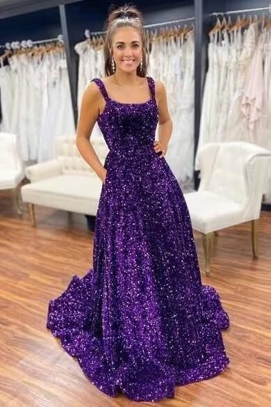 purple-sparkly-a-line-prom-dress-square-neck-floor-length-glitter-evening-gown-with-pockets-lace-up-back-formal-dress