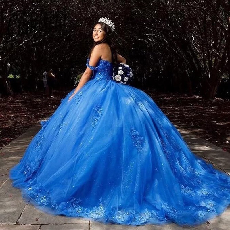 blue-prom-dress-ball-gown-off-the-shoulder-lace-up-back-3d-floral-appliques-full-tulle-skirt-chapel-train
